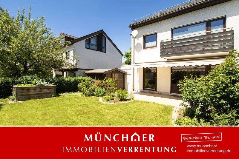 Zuhause für Familien – Klassische Doppelhaushälfte mit sonnigem Südgarten u. Einzelgarage, 85579 Neubiberg