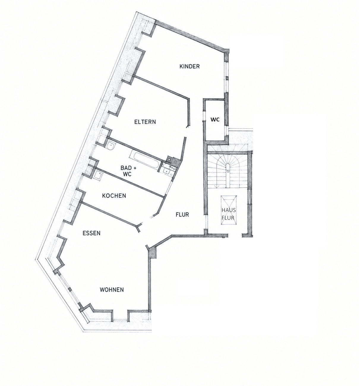 Ludwigshafen Nord/Hemshof:Charmantes Wohnen im Denkmal: Großzügige 3-Zimmer-Wohnung mit Flair, 67063 Ludwigshafen am Rhein (Friesenheim/Nord)