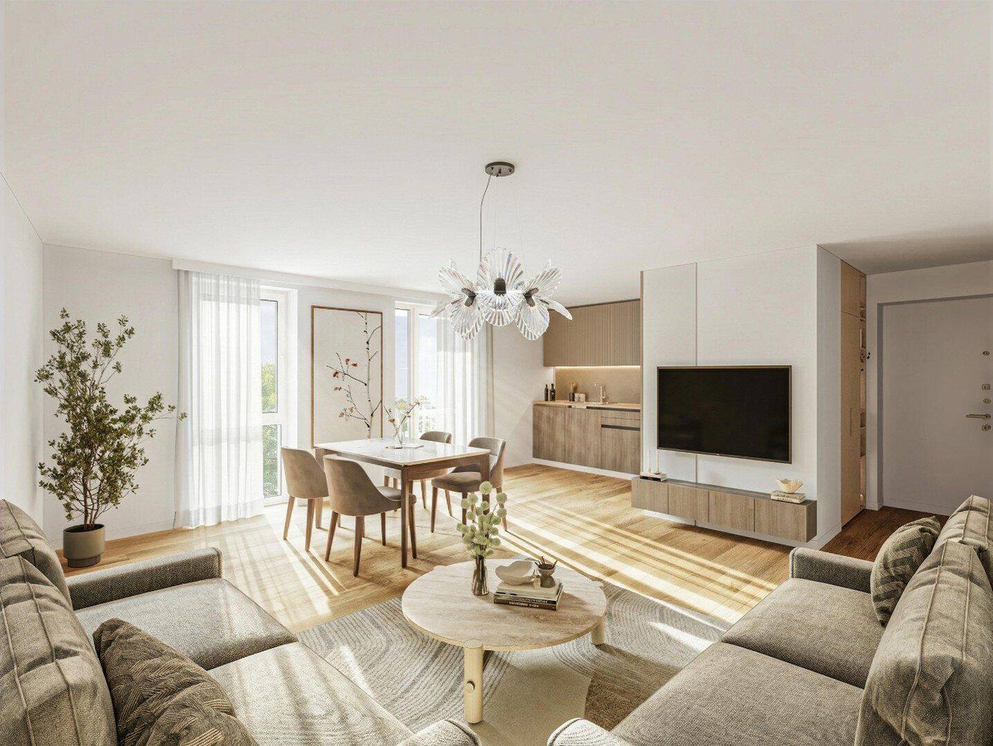 Zentrale Lage in Aschaffenburg: 3-Zimmer-Wohnung mit Balkon, Aufzug & Erstbezug nach Kernsanierung, 63739 Aschaffenburg (Innenstadt Österreicher Kolonie)