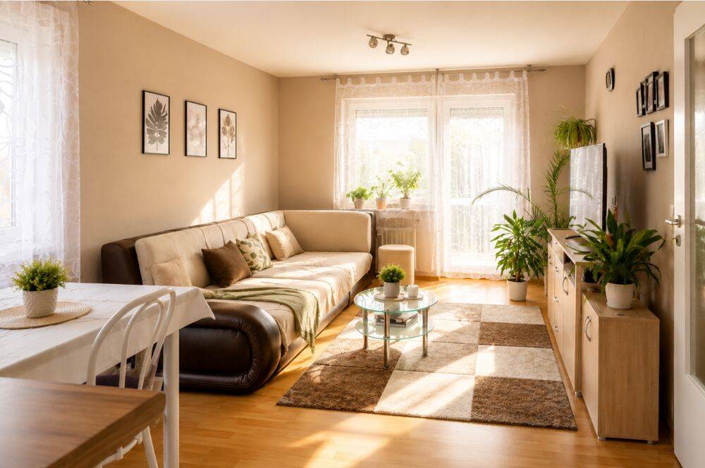 GLOBAL INVEST SINSHEIM | 3-Zimmer-Wohnung mit Südbalkon, Garage und Einbauküche in Oberderdingen, 75038 Oberderdingen