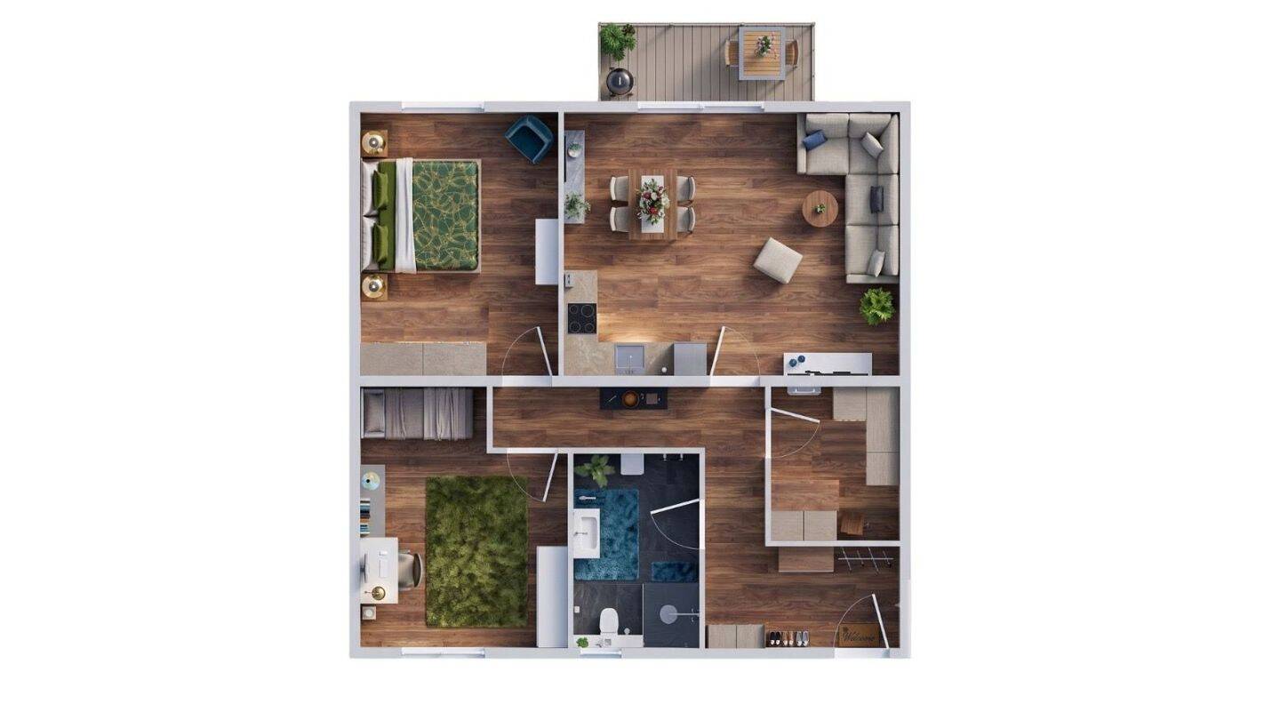 Kaufen für unter 1000 Euro im Monat? Moderne Eigentumswohnung (KfW 40) mit Balkon bei Hamburg!, 21423 Winsen (Luhe)