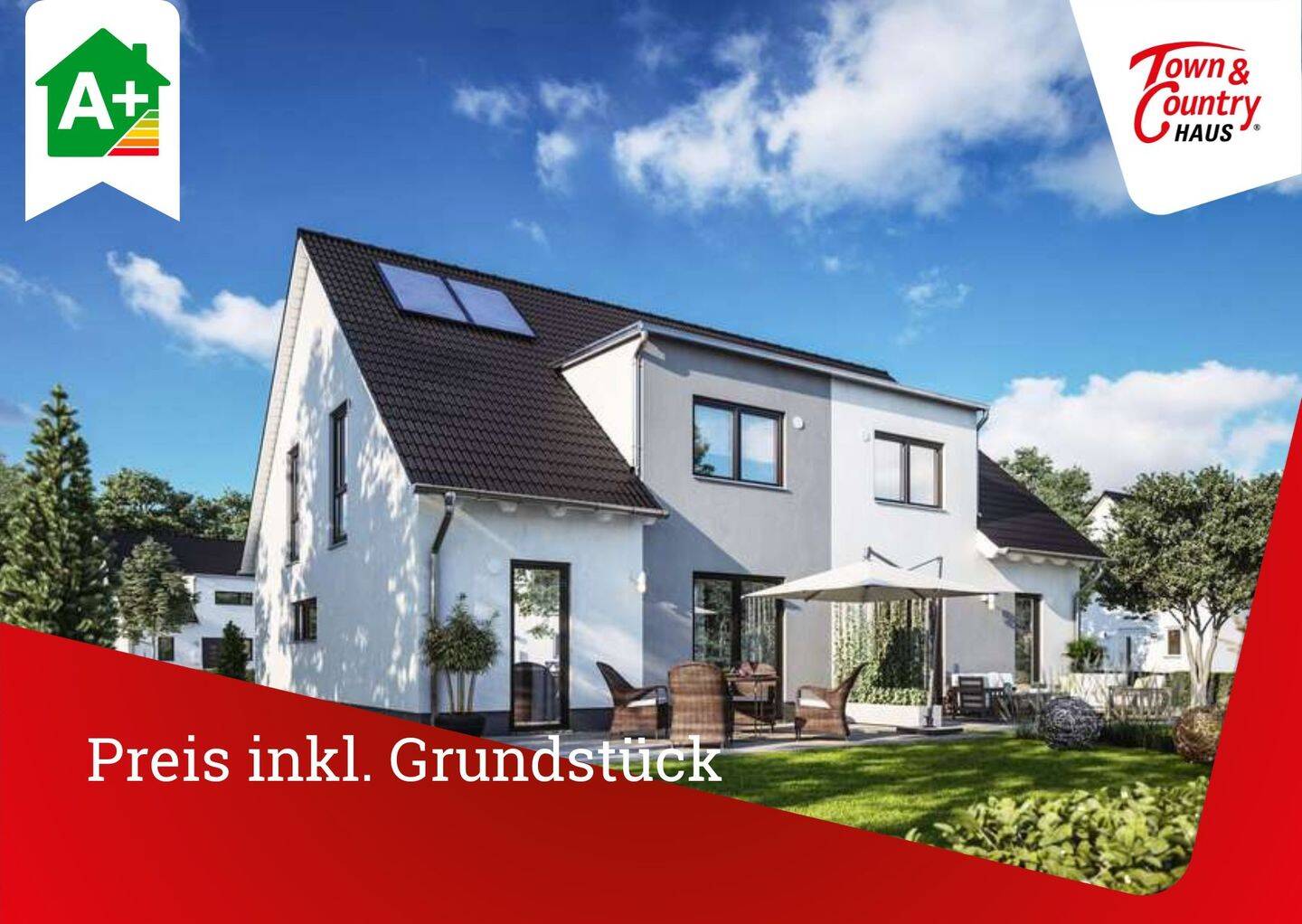 Doppelhaushälfte, massiv gebaut, Preis inkl. Grundstück, 54516 Wittlich