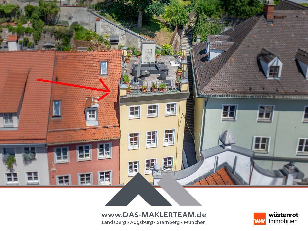 Ein zauberhaftes Altstadthaus mit Laden, 2 W/E und Dachterrasse, 86899 Landsberg am Lech