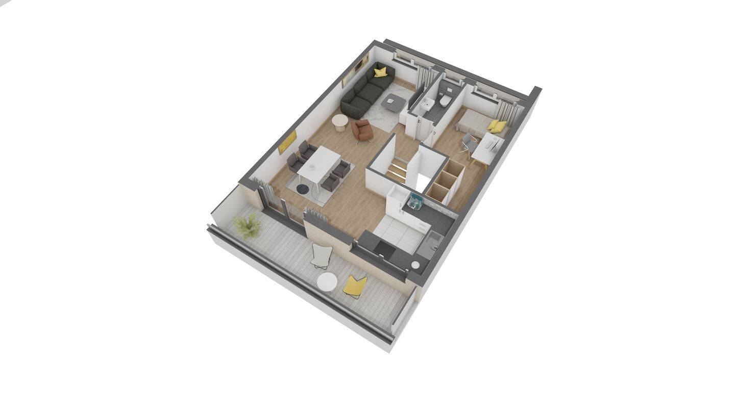 Attraktive Maisonette-Wohnung mit 4,5 Zimmer und Dachterrasse, 63075 Offenbach am Main (Bürgel Offenbach am Main Rumpenheim Waldheim)