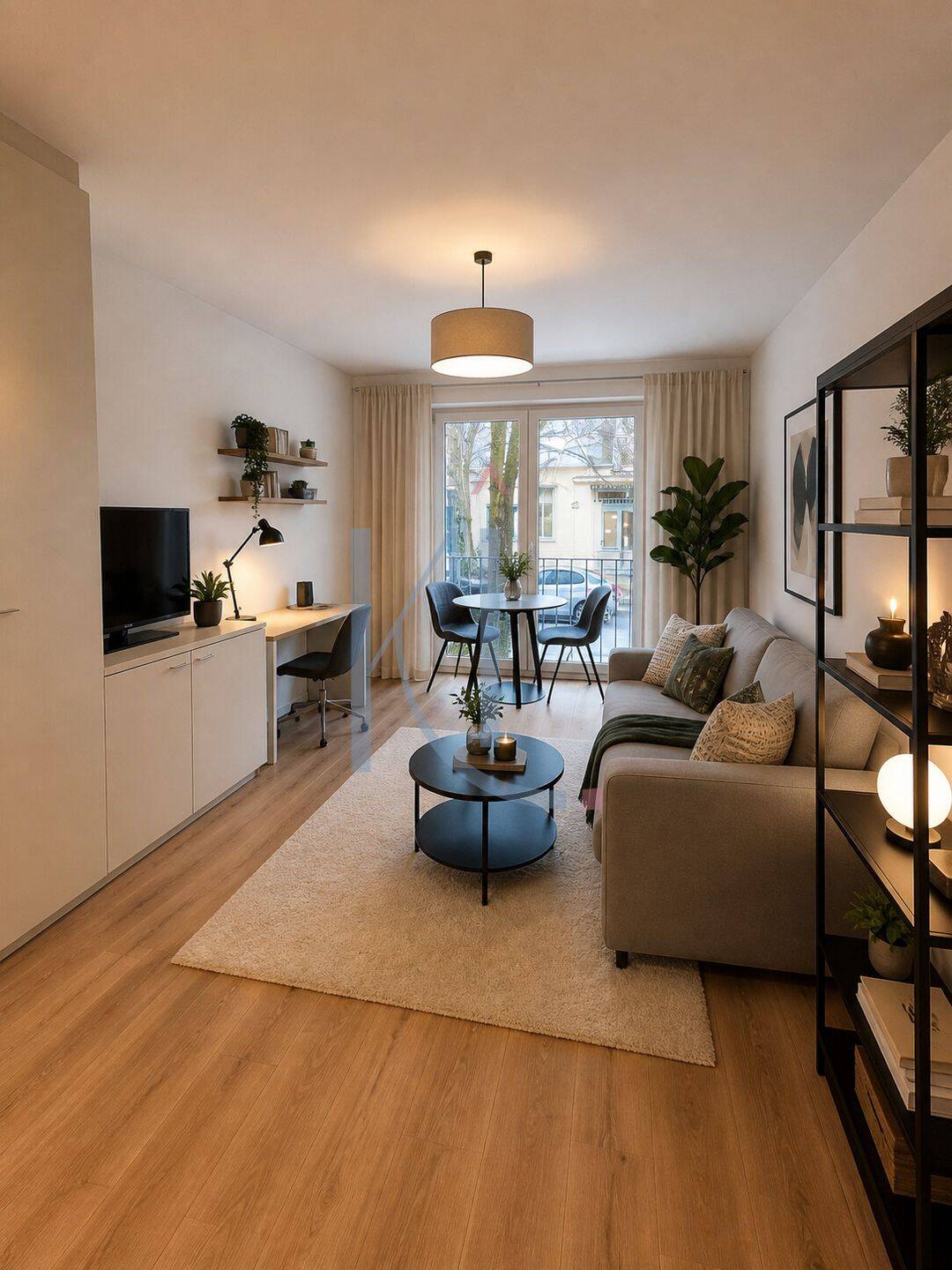 Möbliertes 1-Zimmer-Appartement mit gehobenem Standard in Berlin-Treptow, 12439 Berlin (Treptow-Köpenick Kleingartenanlage Waldland Niederschöneweide)