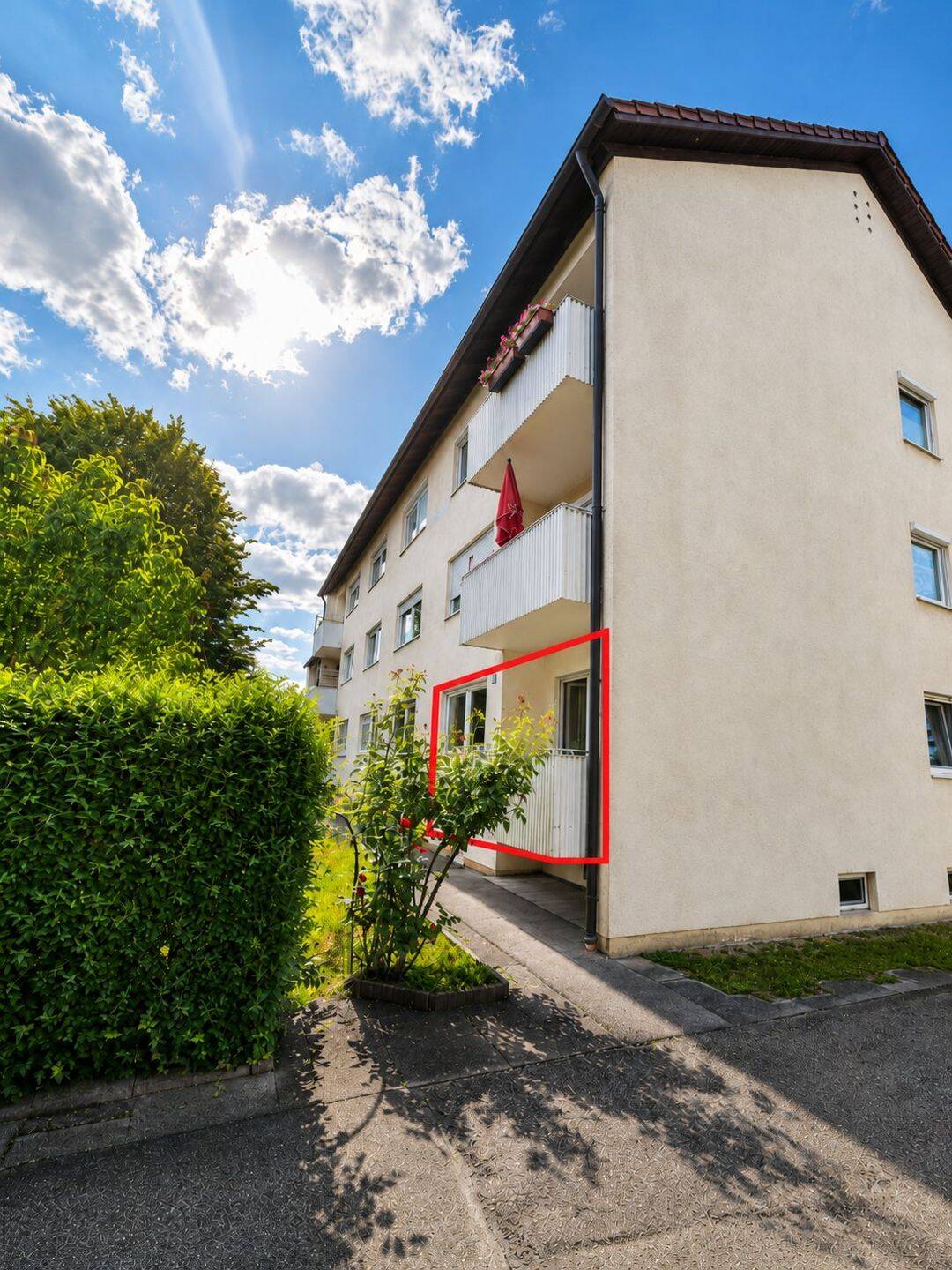 Helle 3-Zimmer-Wohnung im Erdgeschoss mit Balkon und Kaminofen, 89407 Dillingen a.d. Donau
