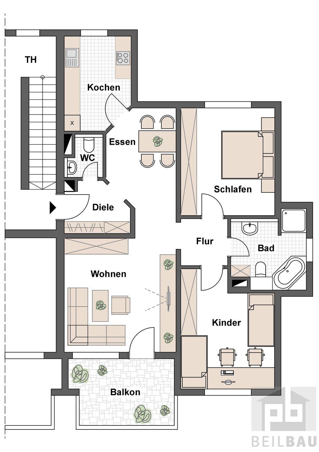 Attraktive 3-Zimmerwohnung in Neuendettelsau!, 91564 Neuendettelsau