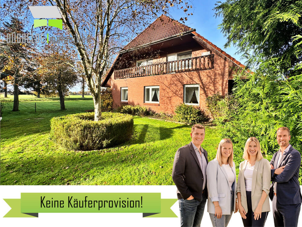 Wohnhaus mit Halle auf großem Grundstück in Apen | Top für Mehrgenerationen, 26689 Apen