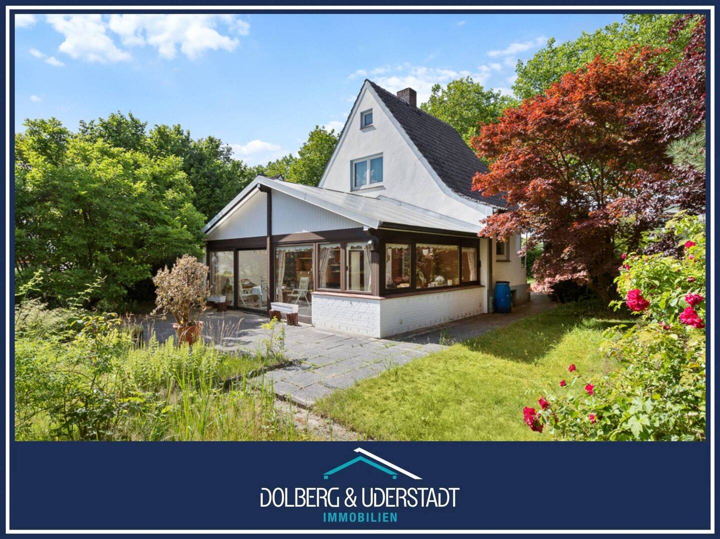Viel Platz in zentraler Lage: Einfamilienhaus mit Wintergarten, Garten und Garage, 22147 Hamburg (Wandsbek Rahlstedt)
