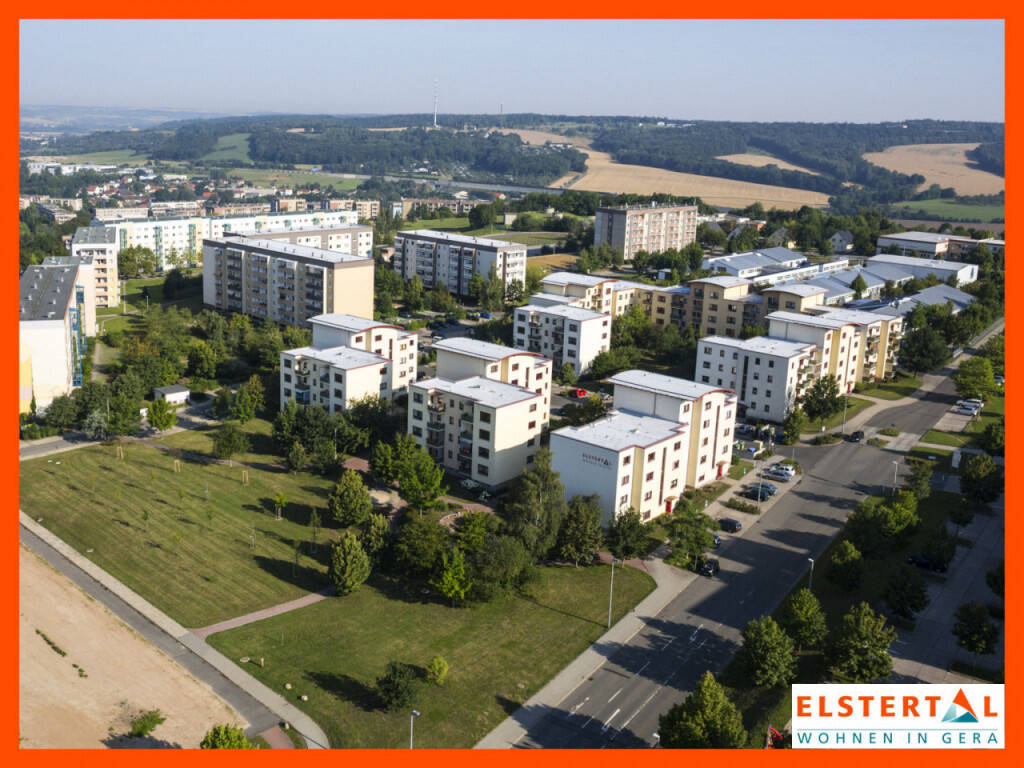 1-Raumwohnung mit Balkon und Schlafnische // Küche und Bad mit Fenster, 7552 Gera (Bieblach-Ost Langenberg Roschütz Stublach)