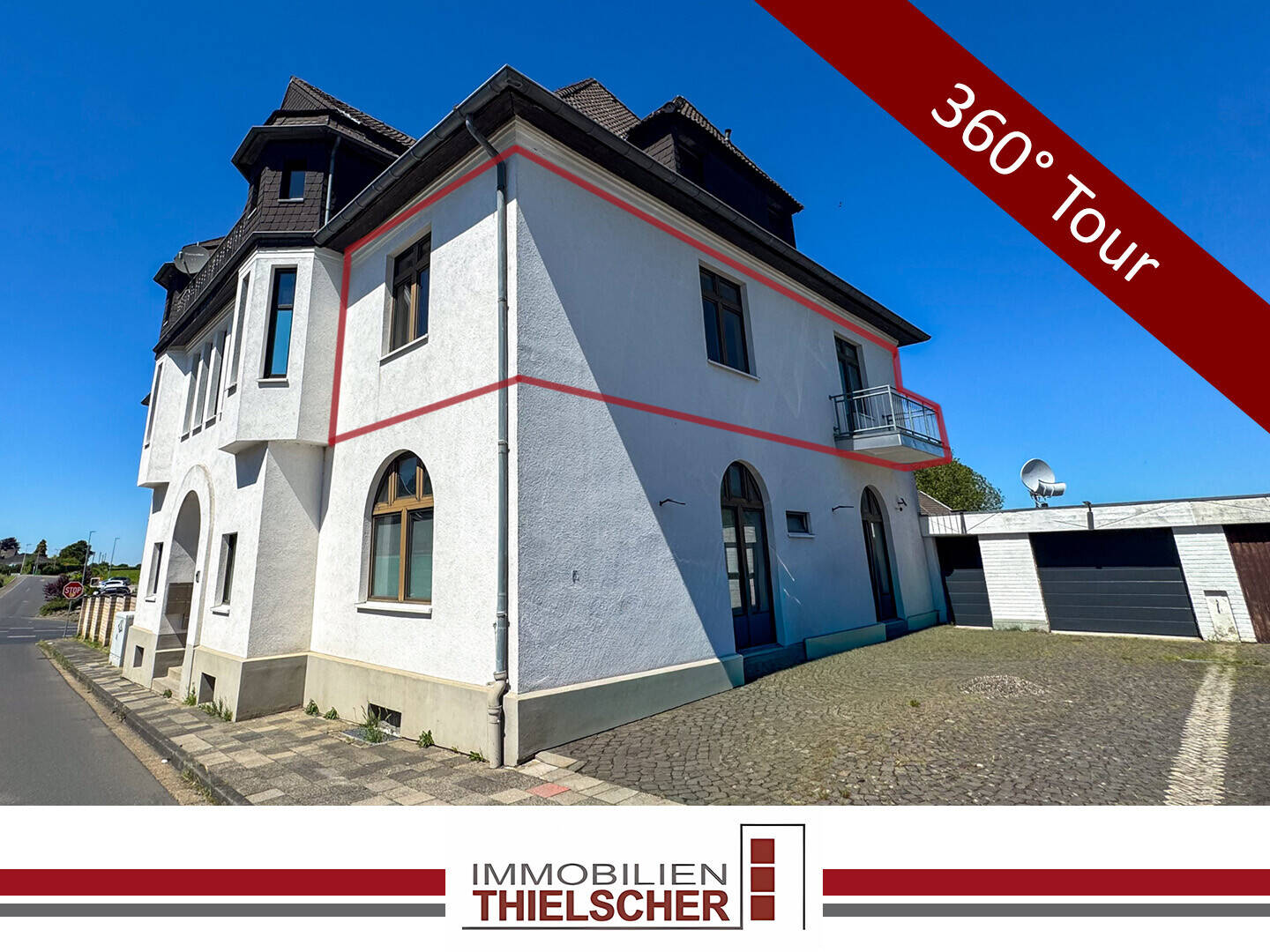 Leerstehende 3-Zimmer-Wohnung mit Balkon, Garage und Gemeinschaftsgarten in historischem Gebäude, 52531 Übach-Palenberg