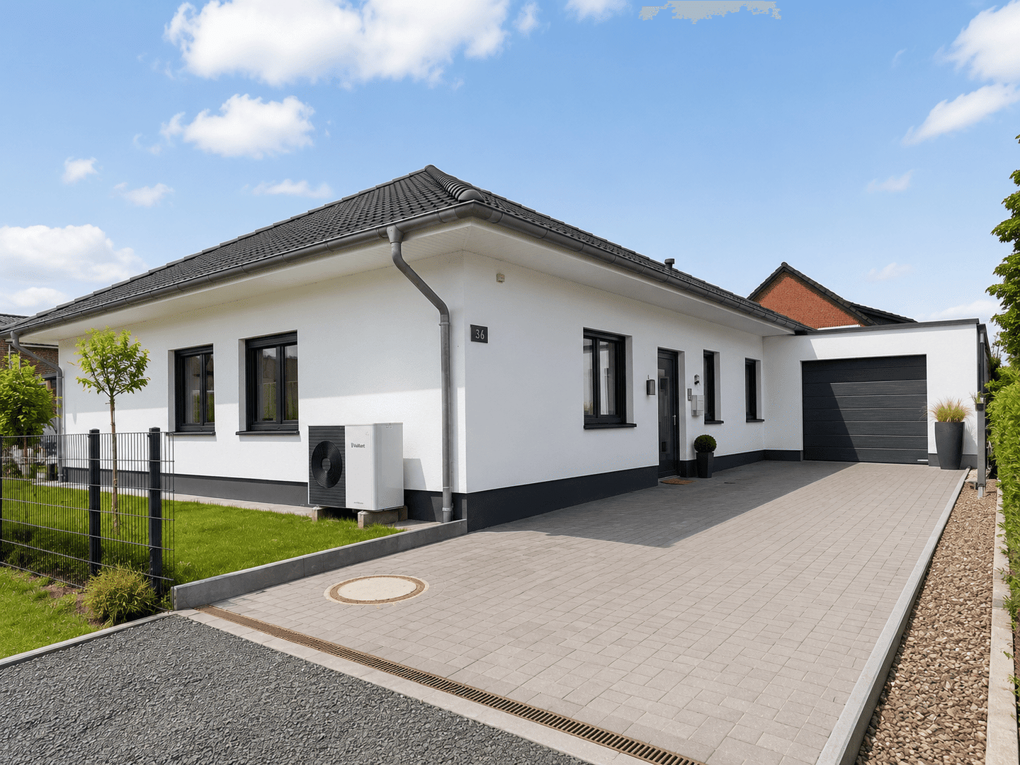 Familientraum in nähe Nienburg! Neubau Bungalow sucht neue Mieter, 31626 Haßbergen