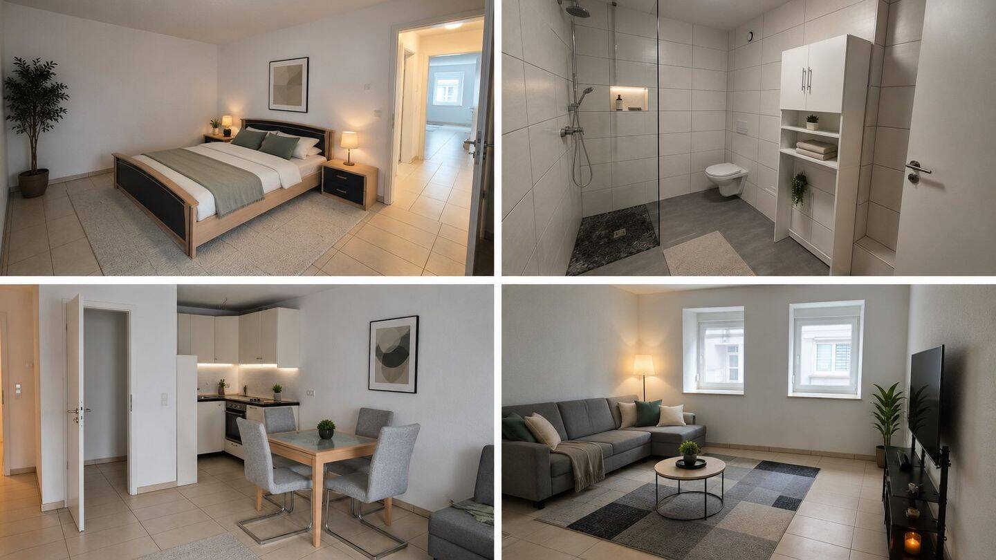 Helle, barrierefreie 2-Zimmer-Wohnung 60 qm im Herzen von Bad Mergentheim, 97980 Bad Mergentheim
