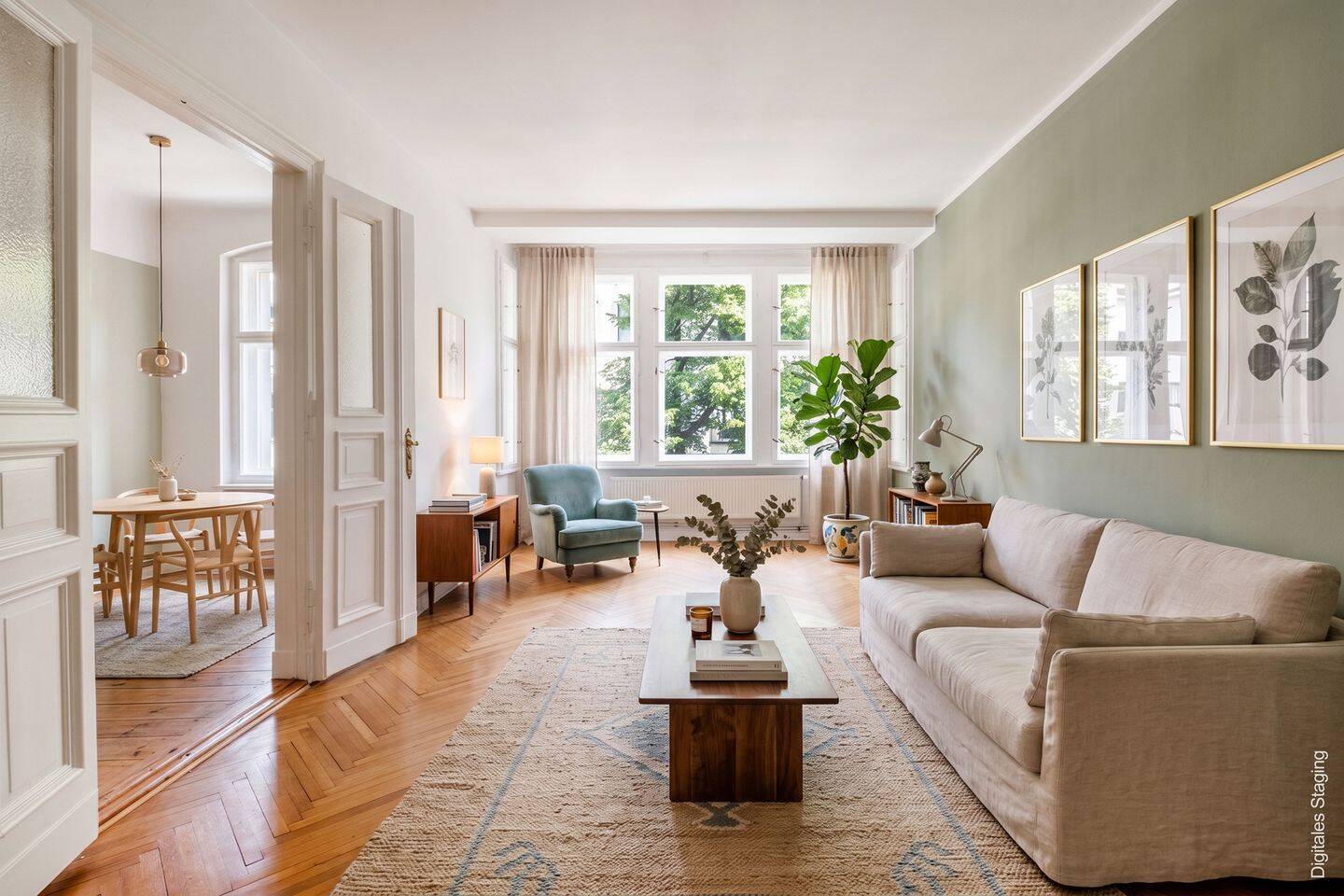 Zeitlose Altbaueleganz mit Loggia im Herzen Neuköllns, 12045 Berlin (Neukölln)