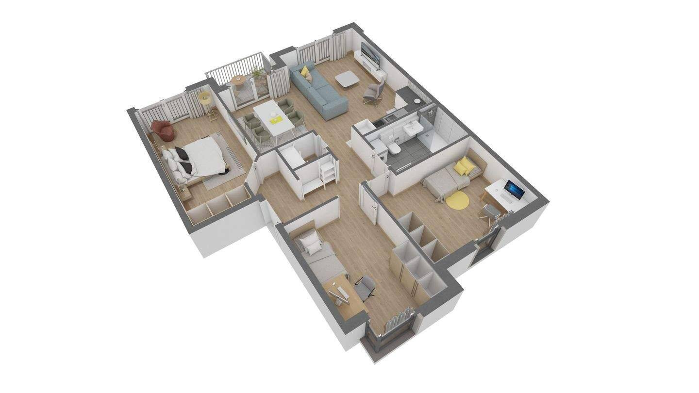 Attraktive 4,5 Zimmer-Wohnung im 2.OG mit Balkon und Aufzug, 63075 Offenbach am Main (Bürgel Offenbach am Main Rumpenheim Waldheim)