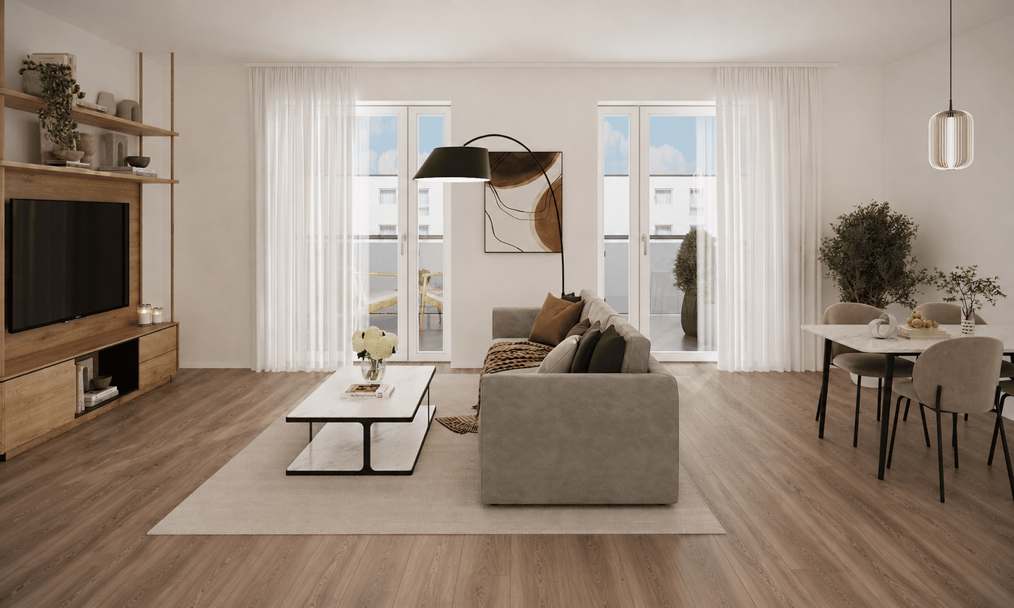 Im Herzen Bayerns – 3-Zimmer-Neubau – Erstbezug – 42,6 % Abschreibung in den ersten 5 Jahren – KfW 40 QNG, 85095 Denkendorf