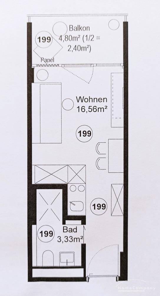 5 Monate anmietbar! Modernes 1-Zimmer-Apartment im StudioMuc, 80797 München (Maxvorstadt Milbertshofen-Am Hart Neuhausen-Nymphenburg Schwabing-West)