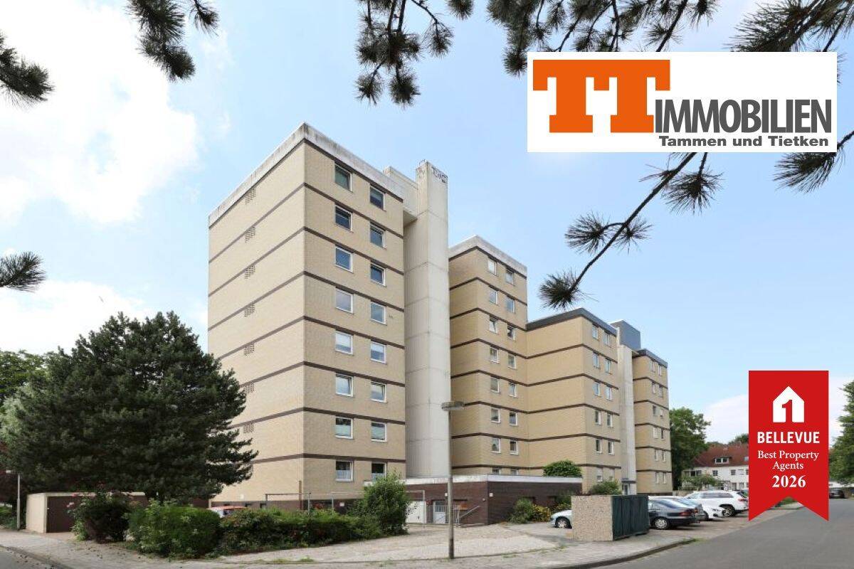 TT bietet an: Vermietete 4,5-Zimmer-Wohnung mit Westbalkon direkt am Adalbertplatz!, 26382 Wilhelmshaven (Bant Heppens Innenhafen Innenstadt Siebethsburg)