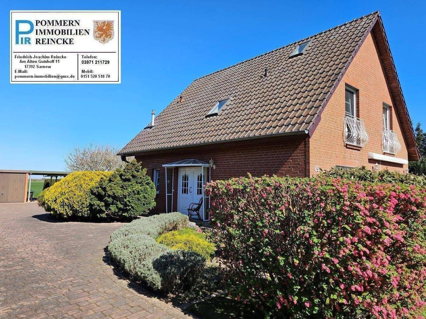 Kurz vor der Stadt! Haus direkt zum Einzug!, 17389 Anklam