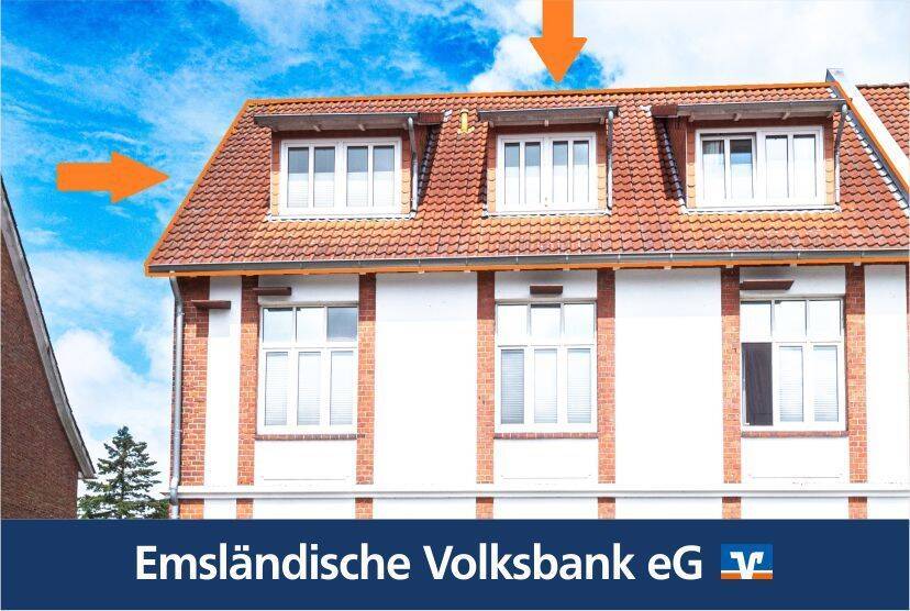 Helle, 3 Zimmer Dachgeschosswohnung in zentraler Lage von Meppen, 49716 Meppen