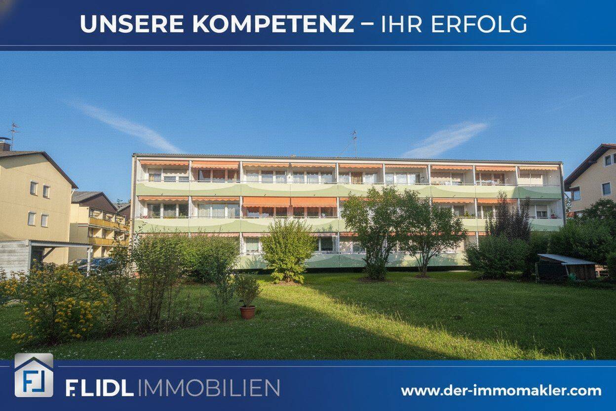 gepflegte 1 Zimmer Eigentumswohnung 2. Stock mit Balkon in Bad Füssing, 94072 Bad Füssing