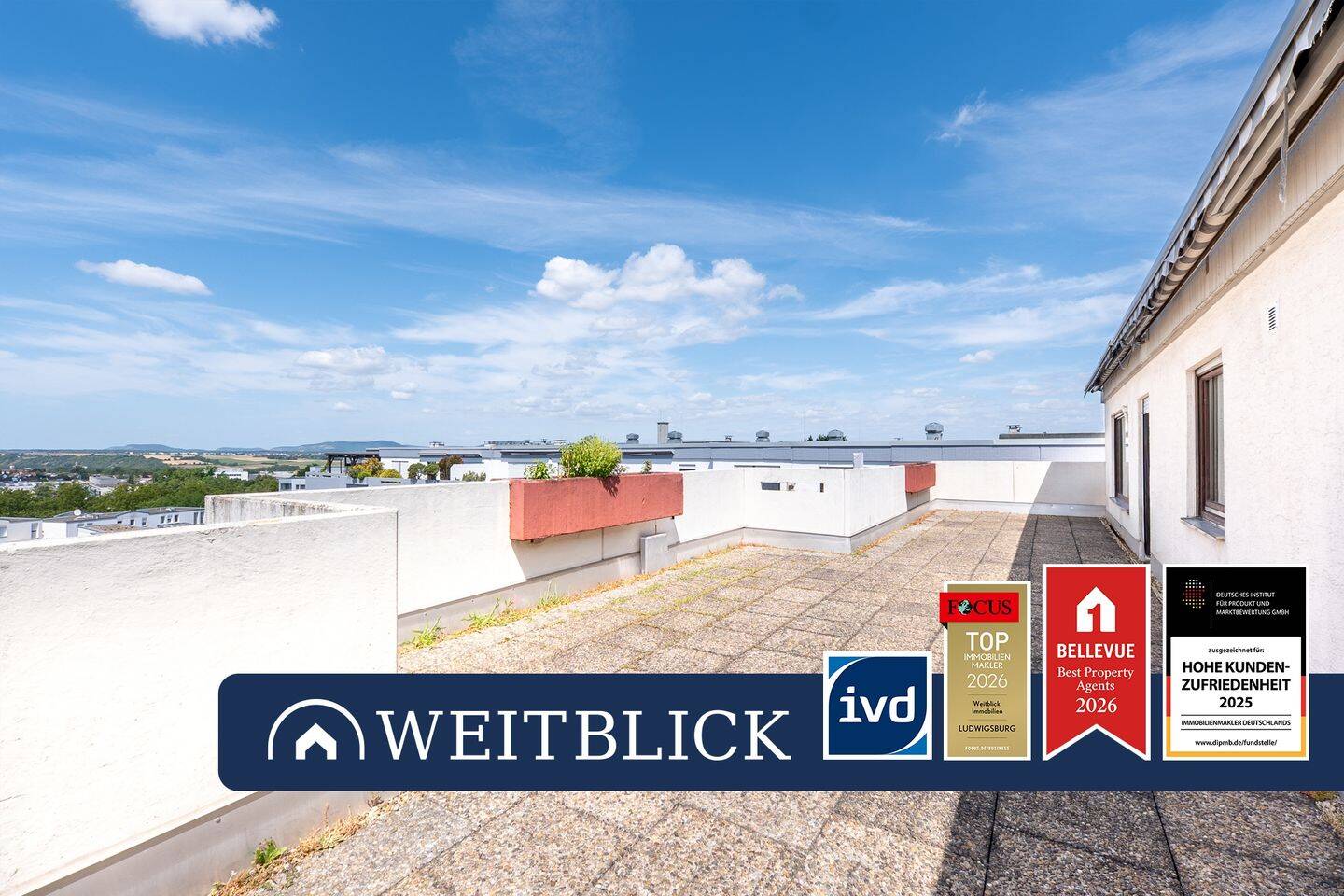 WEITBLICK: Penthouse-Traum!, 74321 Bietigheim-Bissingen