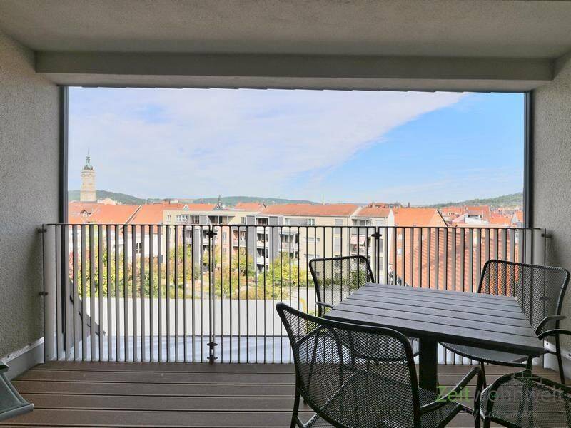 (EF1317_M) Eisenach: Innenstadt, großzügige möblierte Wohnung mit Balkon, Grundreinigung und PKW-Stellplatz inkl., 99817 Eisenach