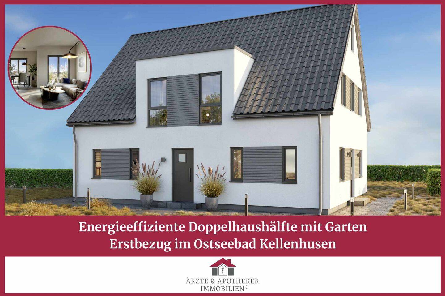 Energieeffiziente Doppelhaushälfte mit Garten – Erstbezug im Ostseebad Kellenhusen, 23746 Kellenhusen (Ostsee)