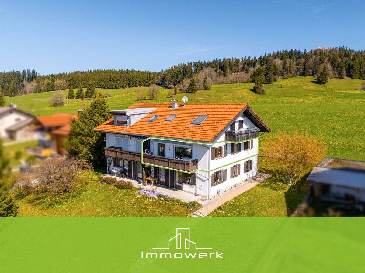 Vermietete 3-Zimmerwohnung in Eisenberg-Zell mit schönem Ausblick, ca. 3% Rendite, 87637 Eisenberg