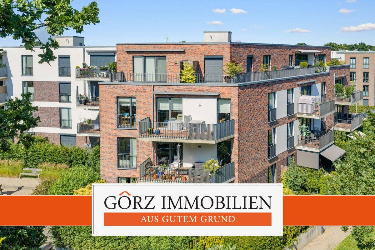 Embacherhöfe Norderstedt-Garstedt: Moderne 4-Zi.-ETW mit Südwest-Balkon, TG & Lift, 22850 Norderstedt