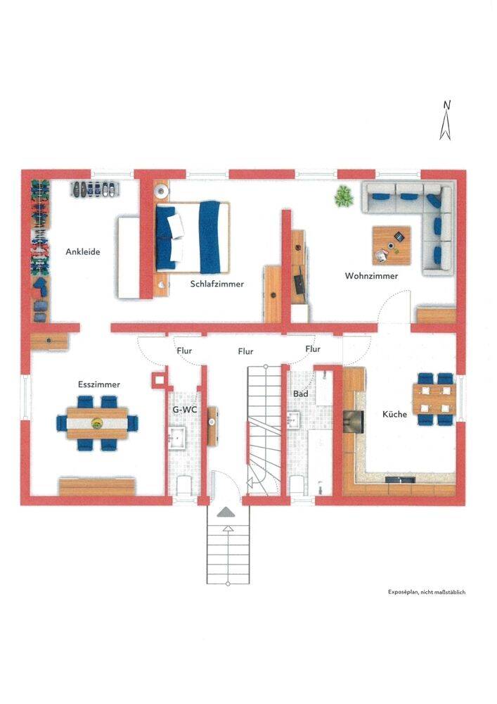 Eigentumswohnung 82m² im EG eines Zweifamilienhaus in Bildstock zu verkaufen -Anliegerstraße-, 66299 Friedrichsthal