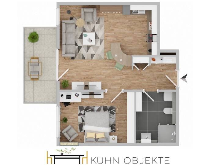 2-Zimmer-Wohnung in Oggersheim (Betreutes Wohnen), 67071 Ludwigshafen am Rhein (Oggersheim Ruchheim)