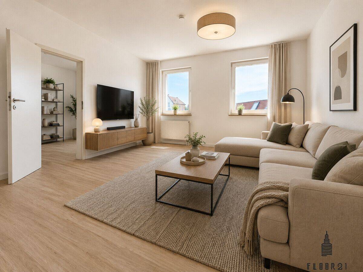 Bezugsfreie 4-Zimmer-Wohnung mit Balkon und Stellplatz in Magdeburg, 39126 Magdeburg (Barleber See Gewerbegebiet Nord Industriehafen Neustädter See Rothensee)