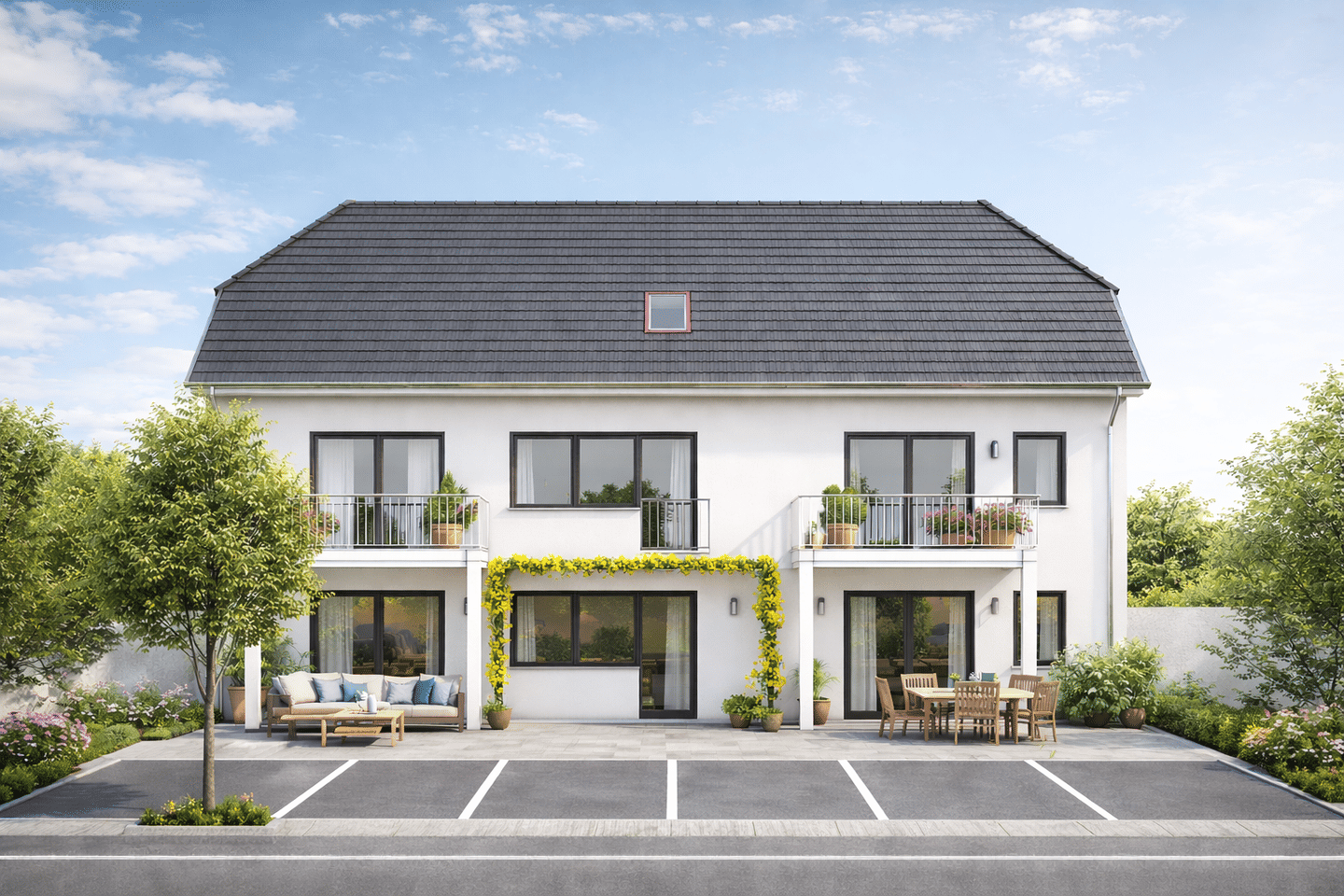 Erstbezug nach Kernsanierung – Moderne 2-Zimmer-Wohnungen in Thomm, 54317 Thomm