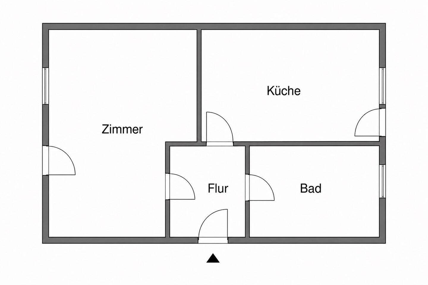 1-Raum Wohnung in Neuruppin, 16816 Neuruppin