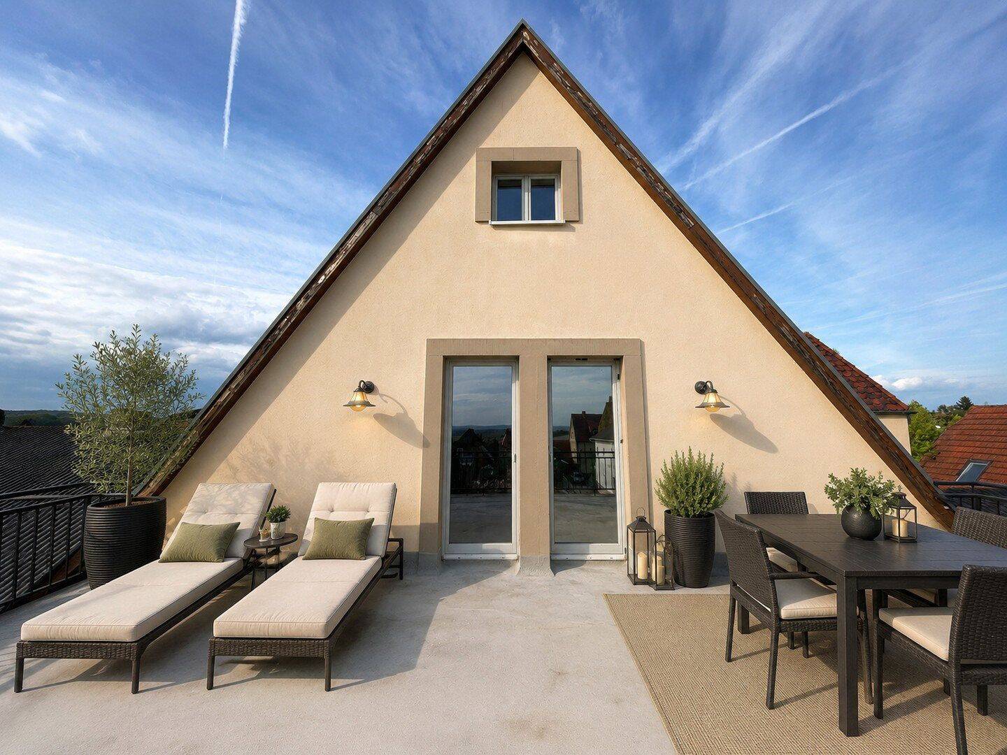 Maisonette-Wohnung mit großer 40m² Dachterrasse in Sinsheim-Hilsbach, 74889 Sinsheim