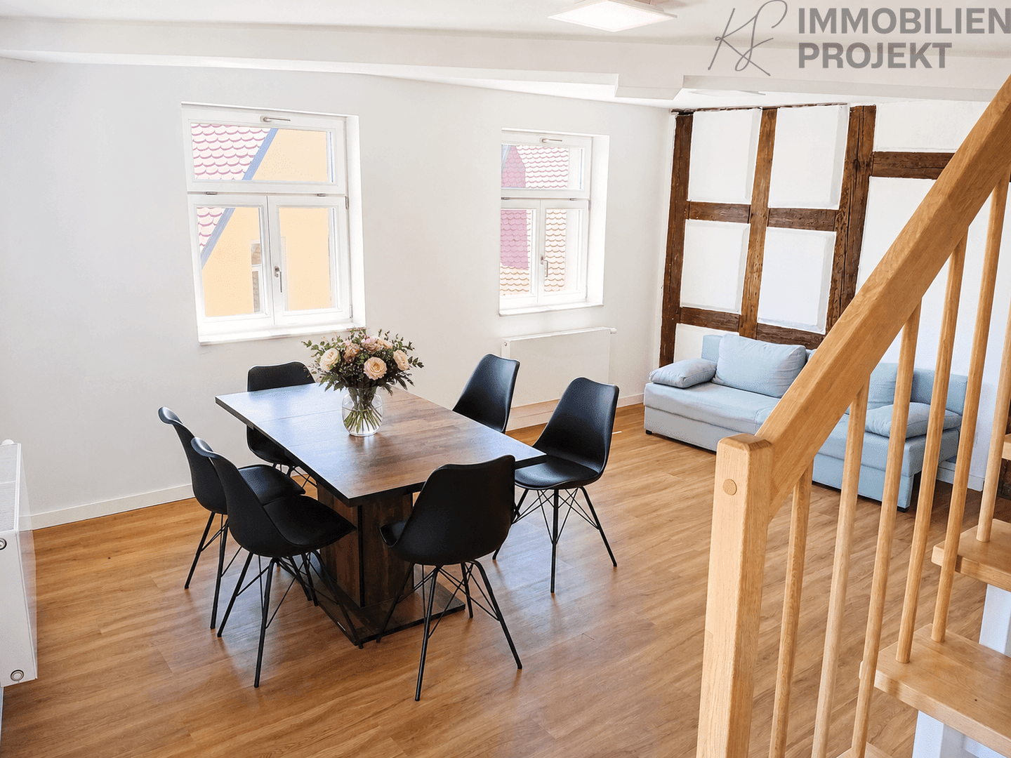 3er-WG: Möblierte 4-Zimmer-Maisonette-Wohnung im Herzen der Bayreuther Innenstadt sofort frei – 84m², 95444 Bayreuth (Altstadt City Gartenstadt Kreuzstein Neue Heimat)