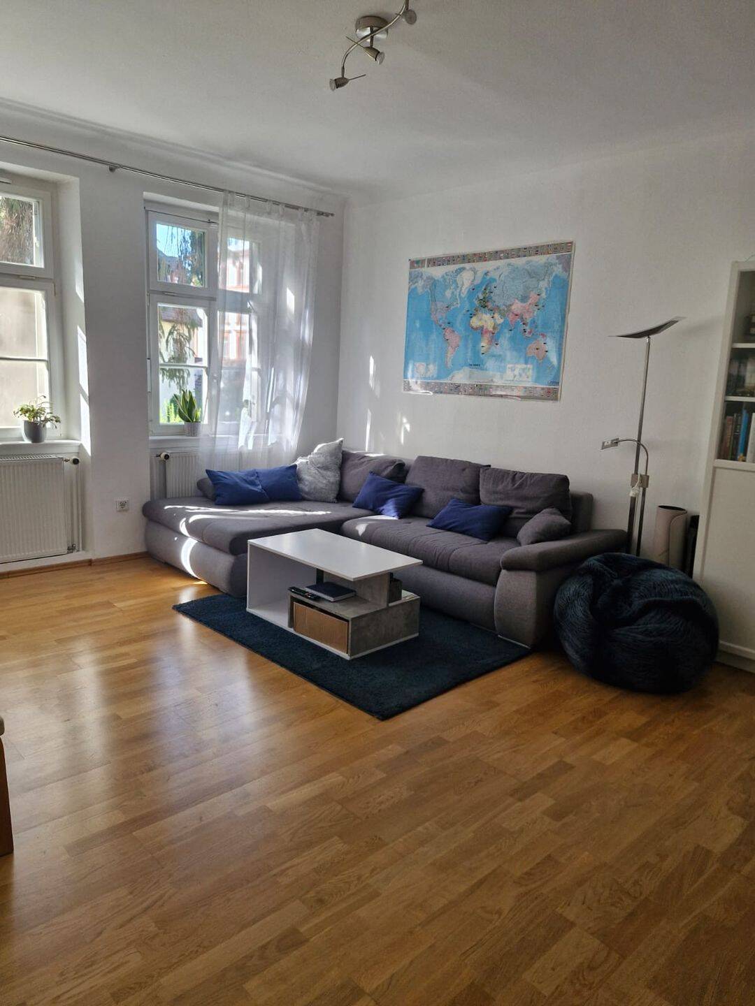 Zentrale, ruhige 3,5 Zimmer Wohnung, möbliert, zur Zwischenmiete, 97080 Würzburg (Altstadt Dürrbachau Grombühl Oberdürrbach Unterdürrbach)