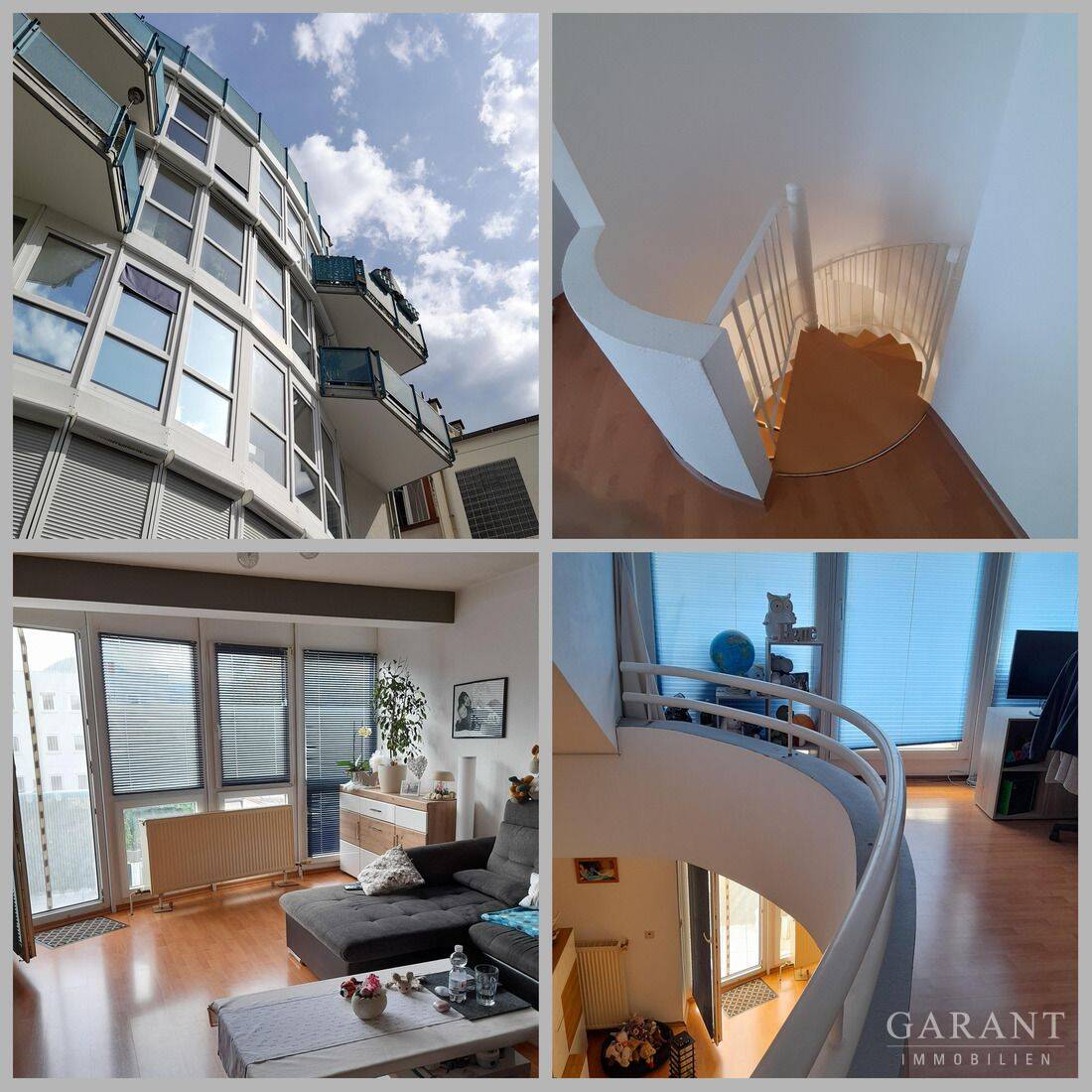 Helle, moderne Maisonettewohnung mit Balkon und Terrasse in zentraler Lage, 67433 Neustadt an der Weinstraße (Haardt Lachen-Speyerdorf Neustadt-Stadt)