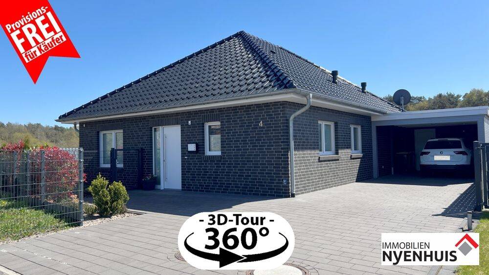 ** neuwertiger, exklusiver Bungalow in ruhiger Lage ** provisionsfrei für den Käufer, 49762 Fresenburg