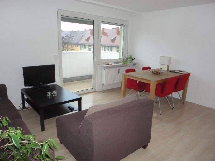 U-Bahnhof Schoppershof – Möblierte 1,5-ZW, Süd-Balkon, sep. Küche mit EBK in 90489 Nürnberg, 90489 Nürnberg (Gärten bei Wöhrd Rennweg Veilhof Wöhrd)