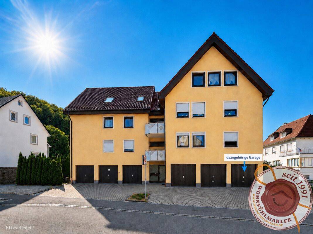 Wohnkomfort in Tailfingen – Balkon, Einbauküche und Einzelgarage inklusive, 72461 Albstadt