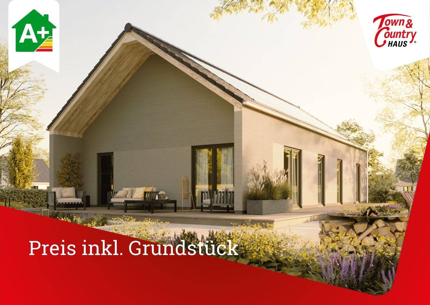 Kathedraldecke mit Empore + überdachte Terrasse, Preis inkl. Grundstück, 54429 Schillingen