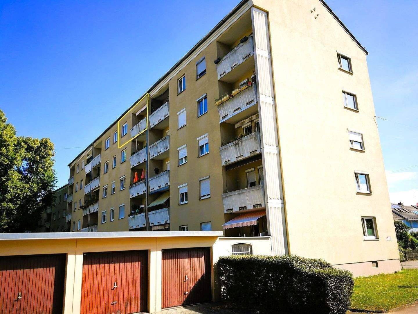 Ideal für München-Pendler! 2-Zimmer Wohnung in 86163 Augsburg mit Einzelgarage zum Kauf, 86163 Augsburg (Hochzoll)
