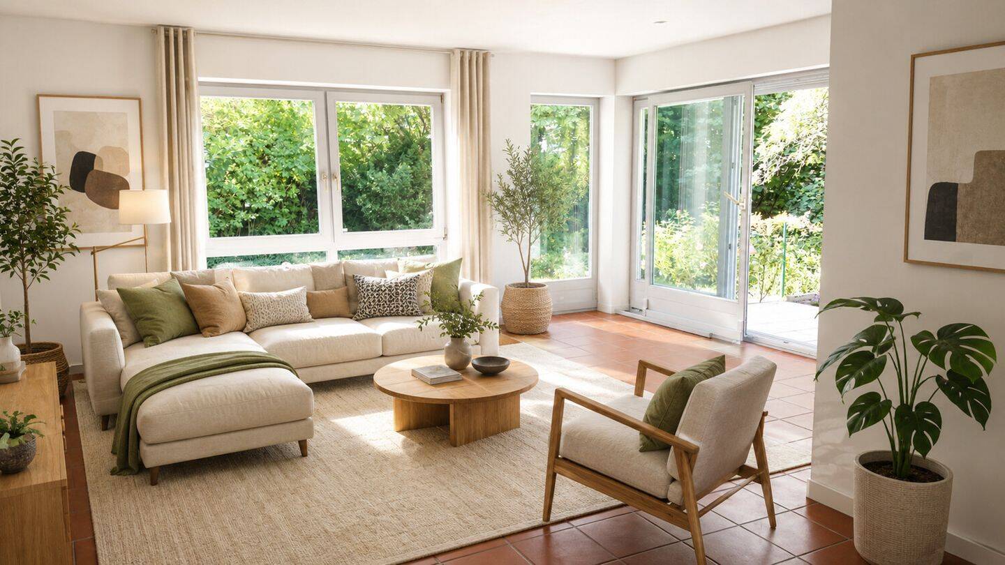 Zwei Einheiten: Terrassenwohnung und Einzimmerapartment im Grünen, 60598 Frankfurt am Main (Sachsenhausen)