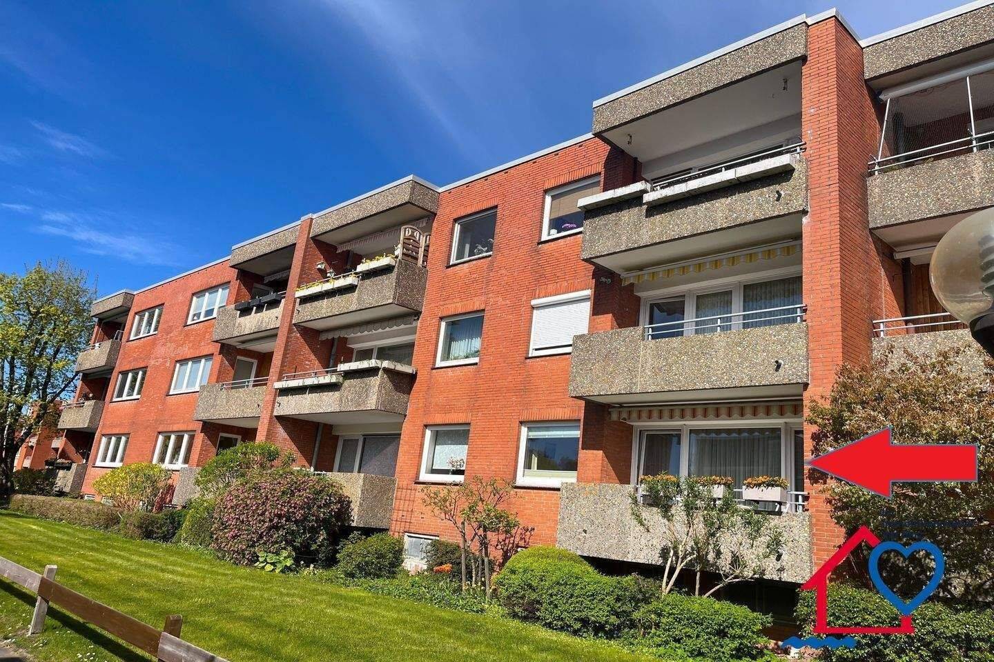 700 m zur Ostsee: 2-Zimmer-Wohnung mit West-Balkon in Kiel-Schilksee, 24159 Kiel (Friedrichsort Holtenau Pries Schilksee Wik)