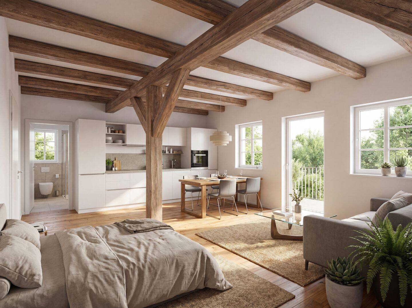 2-Zimmer-Wohnung in saniertem Getreidespeicher als attraktive Ferienwohnung an der Ostsee, 23942 Dassow