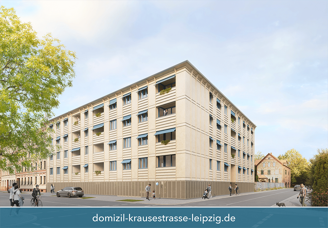 Provisionsfreier und förderfähiger NEUBAU * 2 Zimmer * KfW 40 und QNG, 4318 Leipzig (Anger-Crottendorf Sellerhausen-Stünz)