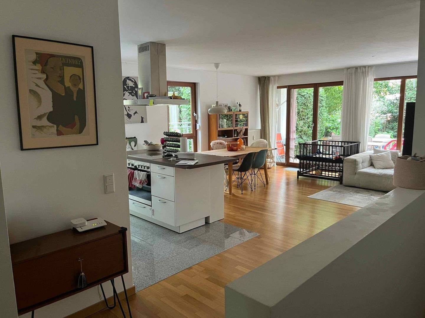 St. Johannis – Top 3 ZW + Hobbyraum, Terrasse/Garten, offene Küche mit Einbauküche, Parkettboden, Tiefgaragenstellplatz, 90419 Nürnberg (Kleinweidenmühle Sankt Johannis)