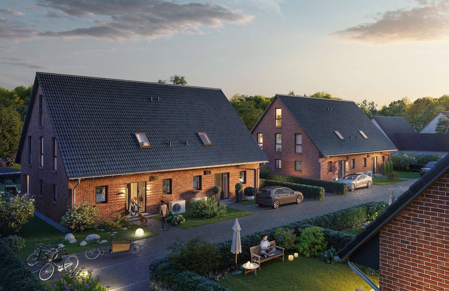 Lottbek Lodges – Doppelhaushälfte 21 b – Neubau – 304 m² Grundstück – KfW 40 – provisionsfrei, 22949 Ammersbek